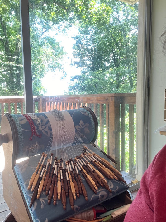 Angled Elegance: Beginner Bobbin Lace