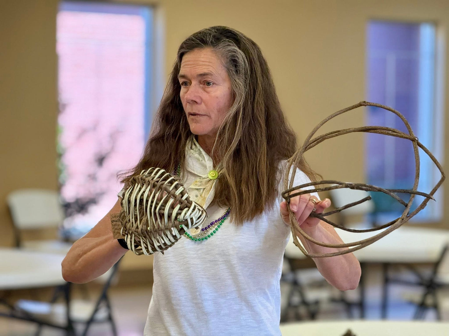 Weaving a Kudzu-Vine Egg Basket — Oxfordart4all/Nancy Opalko, instructor