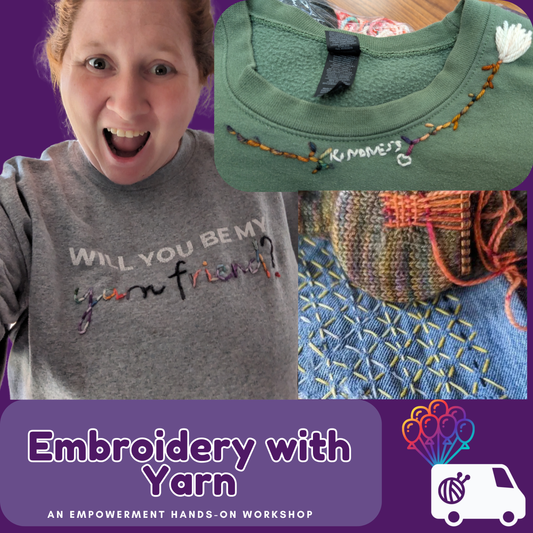 Embroidery with Yarn — Saturday Afternoon