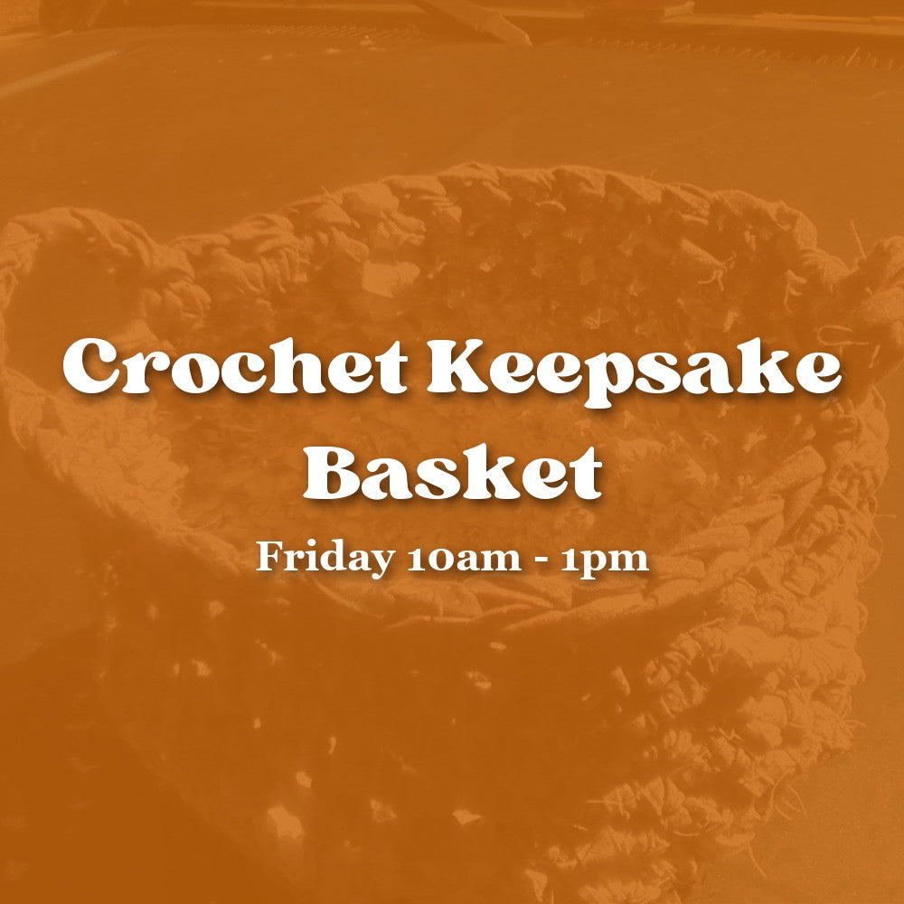Crochet Keepsake Basket — Friday Morning