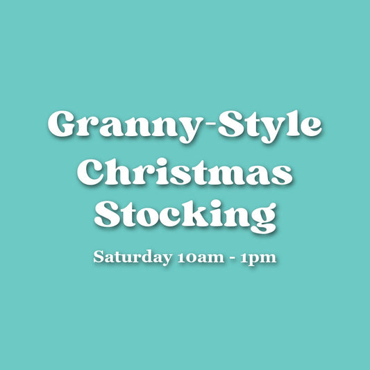 Granny-Style Christmas Stocking — Saturday Morning