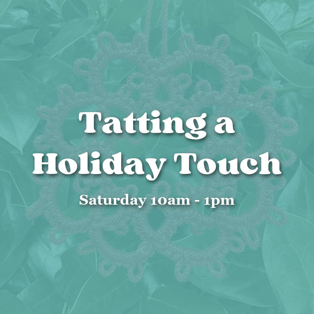Tatting a Holiday Touch — Saturday Morning