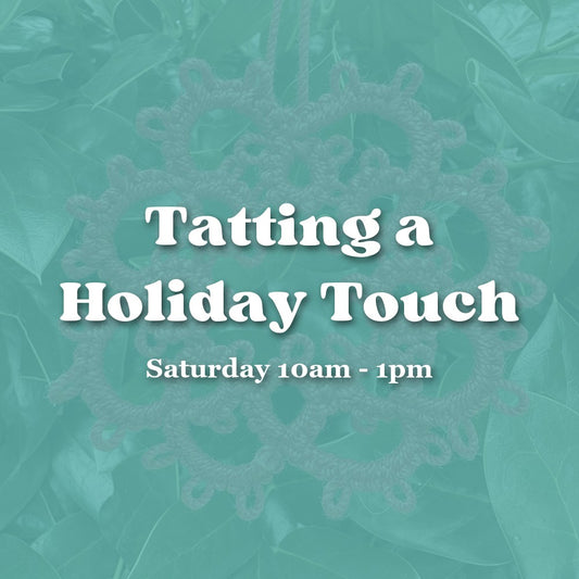 Tatting a Holiday Touch — Saturday Morning