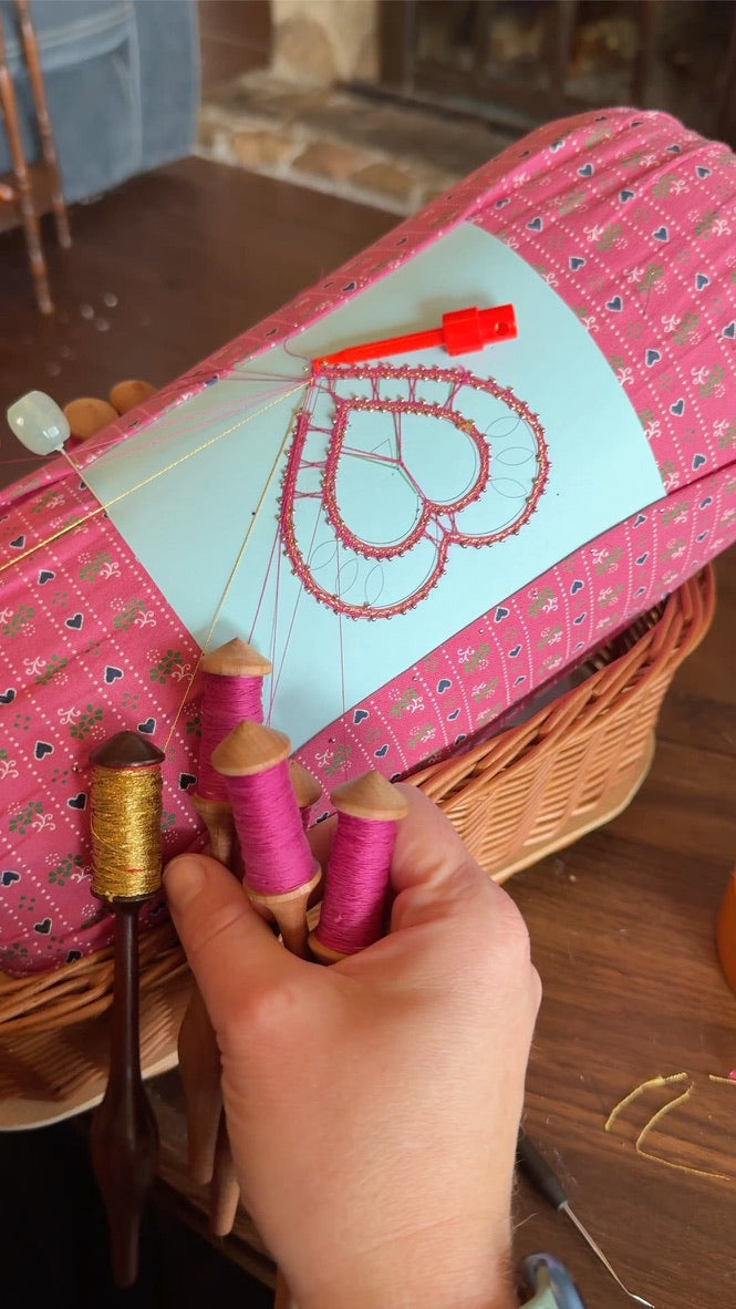 Angled Elegance: Beginner Bobbin Lace